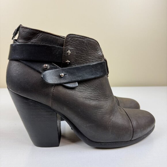 Rag & Bone Harrow Leather Ankle Boots - Picture 5 of 14